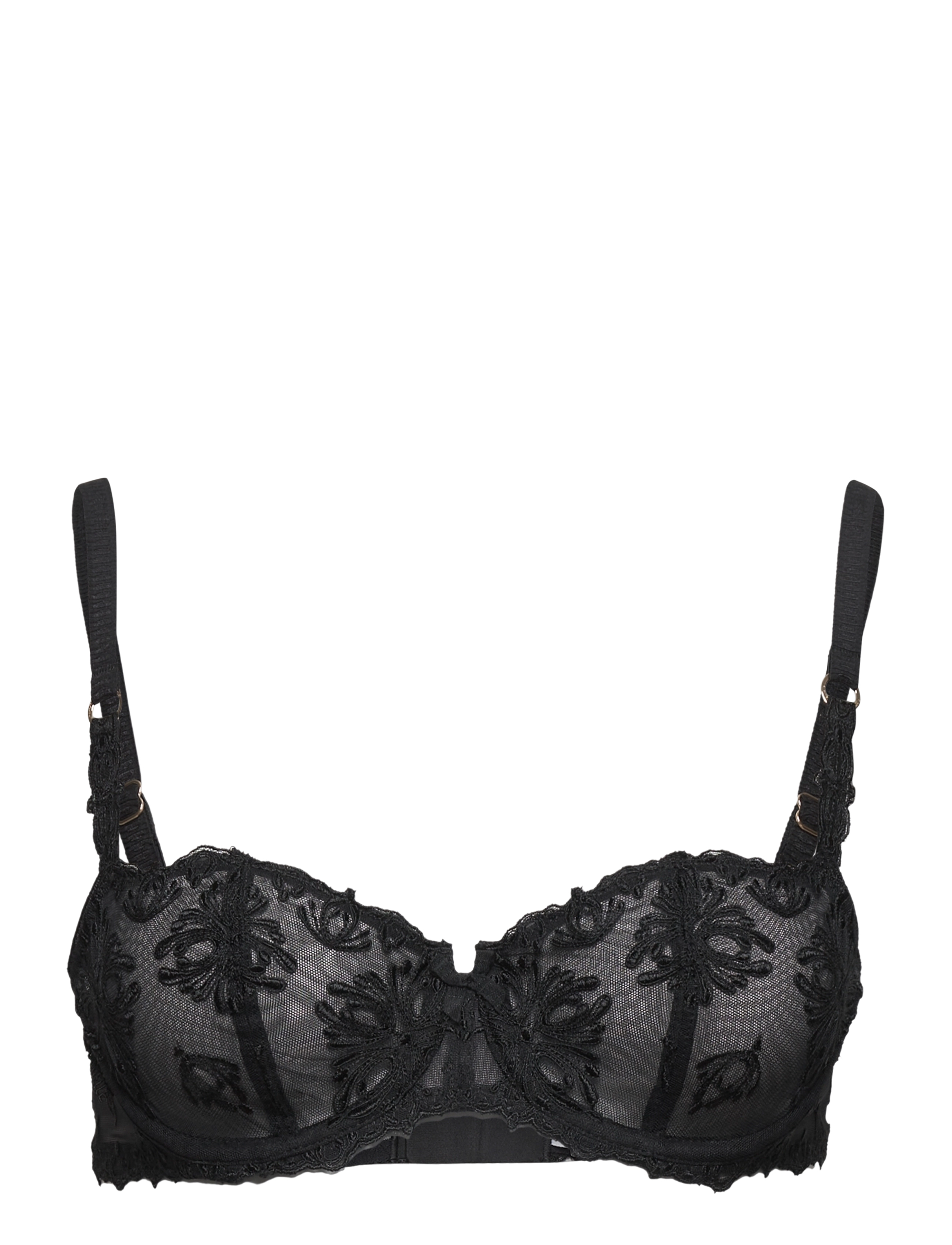 CHANTELLE - Champs Elysées Half-cup balcony bra - balconette-liivit - black - 0