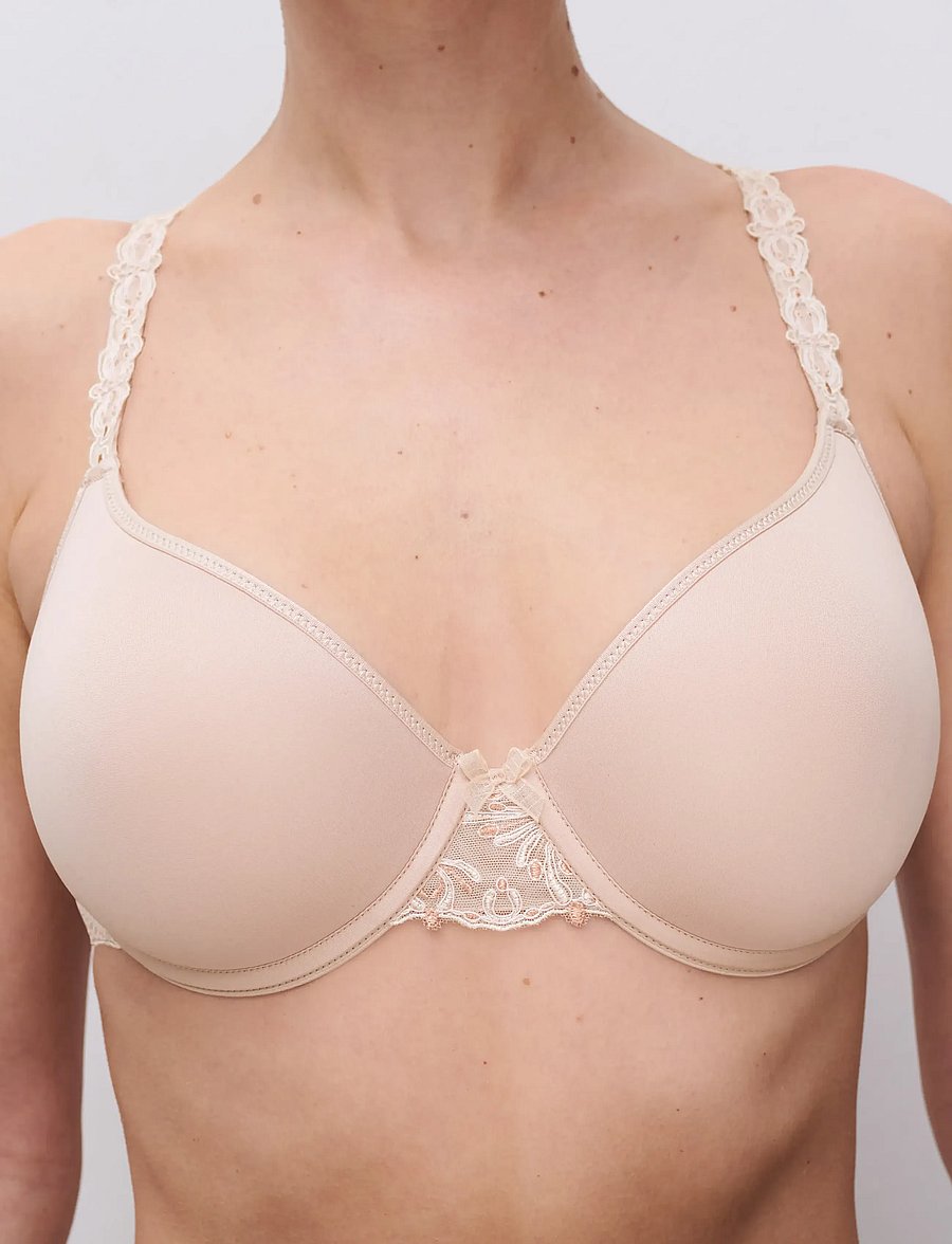 CHANTELLE - CO BRA TSHIRT COVERING MEMORY - visiškai krūtis dengiančios liemenėlės - cappuccino - 3
