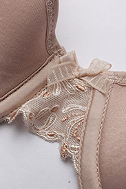 CHANTELLE - Champs ElysÃ©es Covering Memory Bra - full cup bras - cappuccino - 4