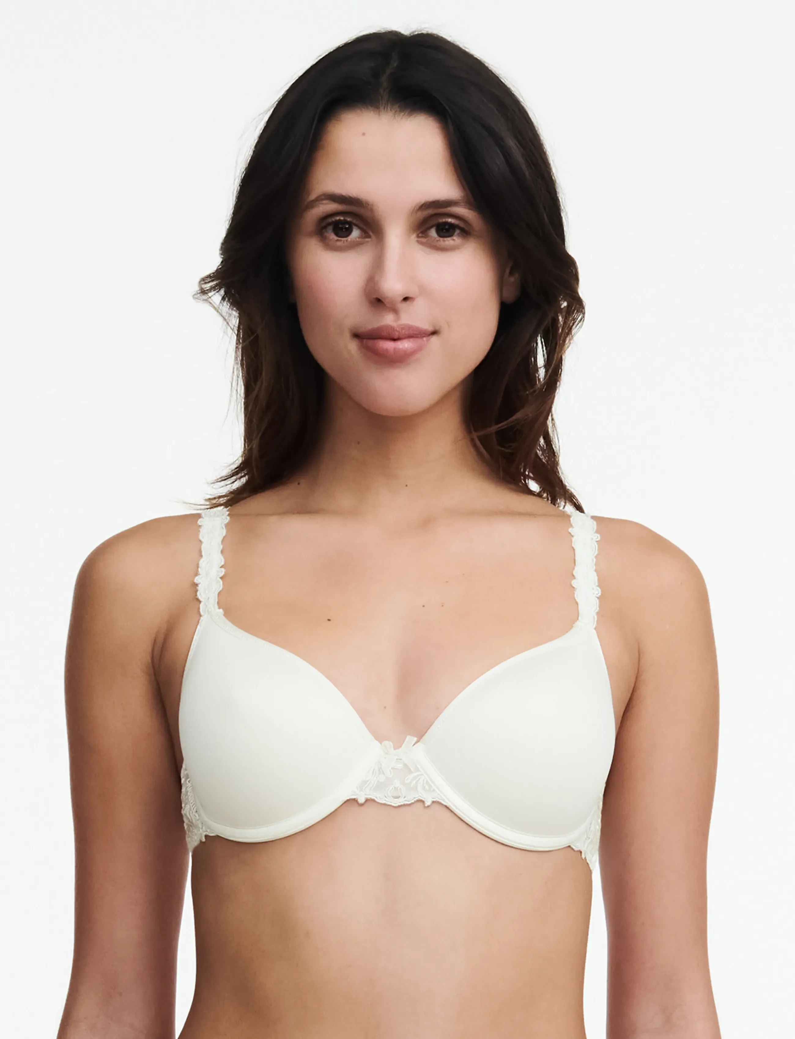 CHANTELLE Co Bra Tshirt Covering Memory, Damen, Memory Foam BH, Weiß, Gr.75 F