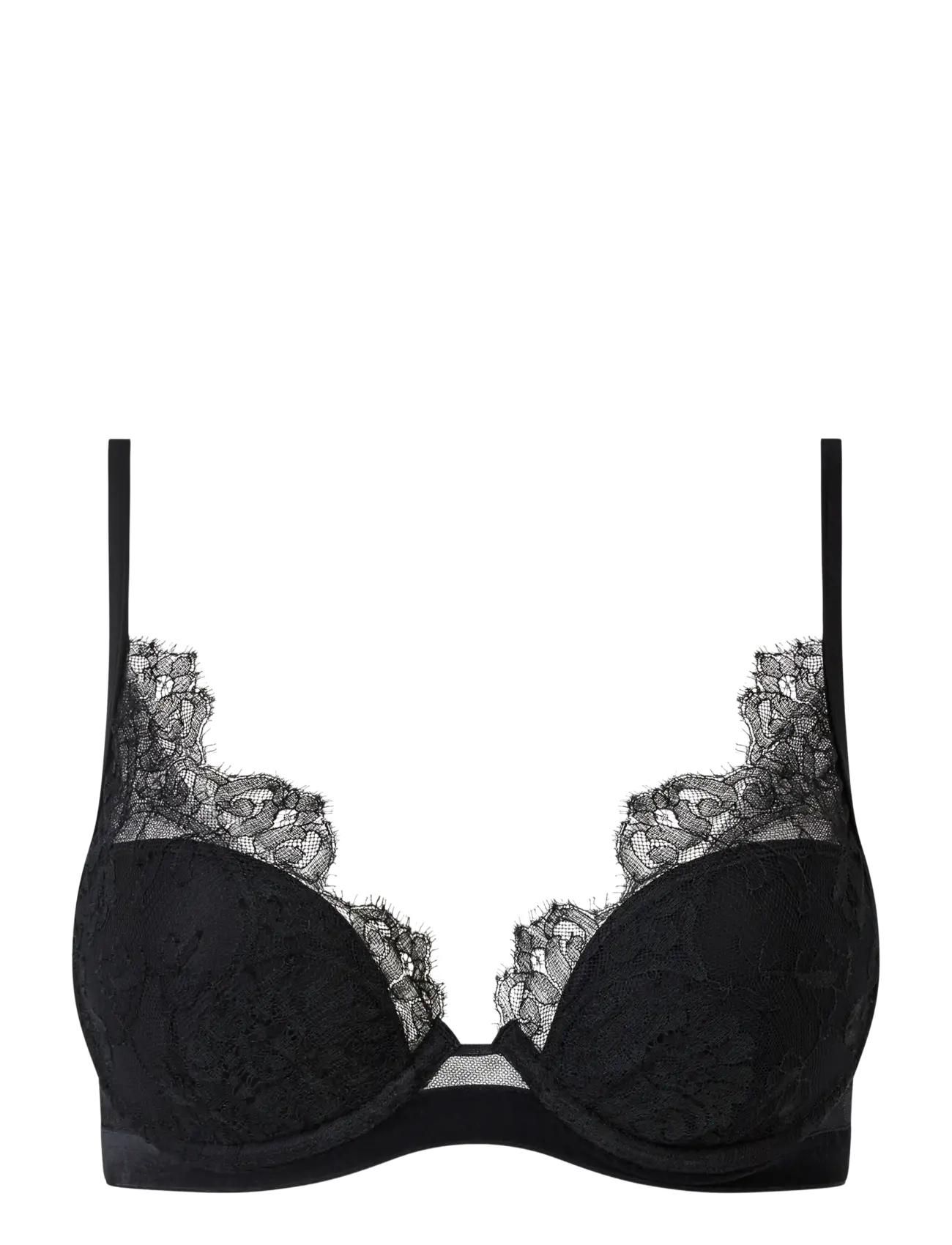CHANTELLE Shadow Plunge t-shirt bra - BH'er - BLACK / black