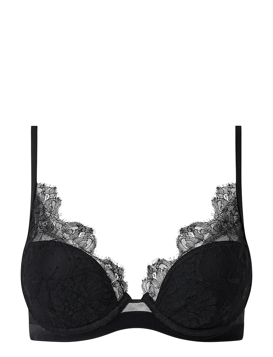 CHANTELLE - Shadow Plunge t-shirt bra - black - 1