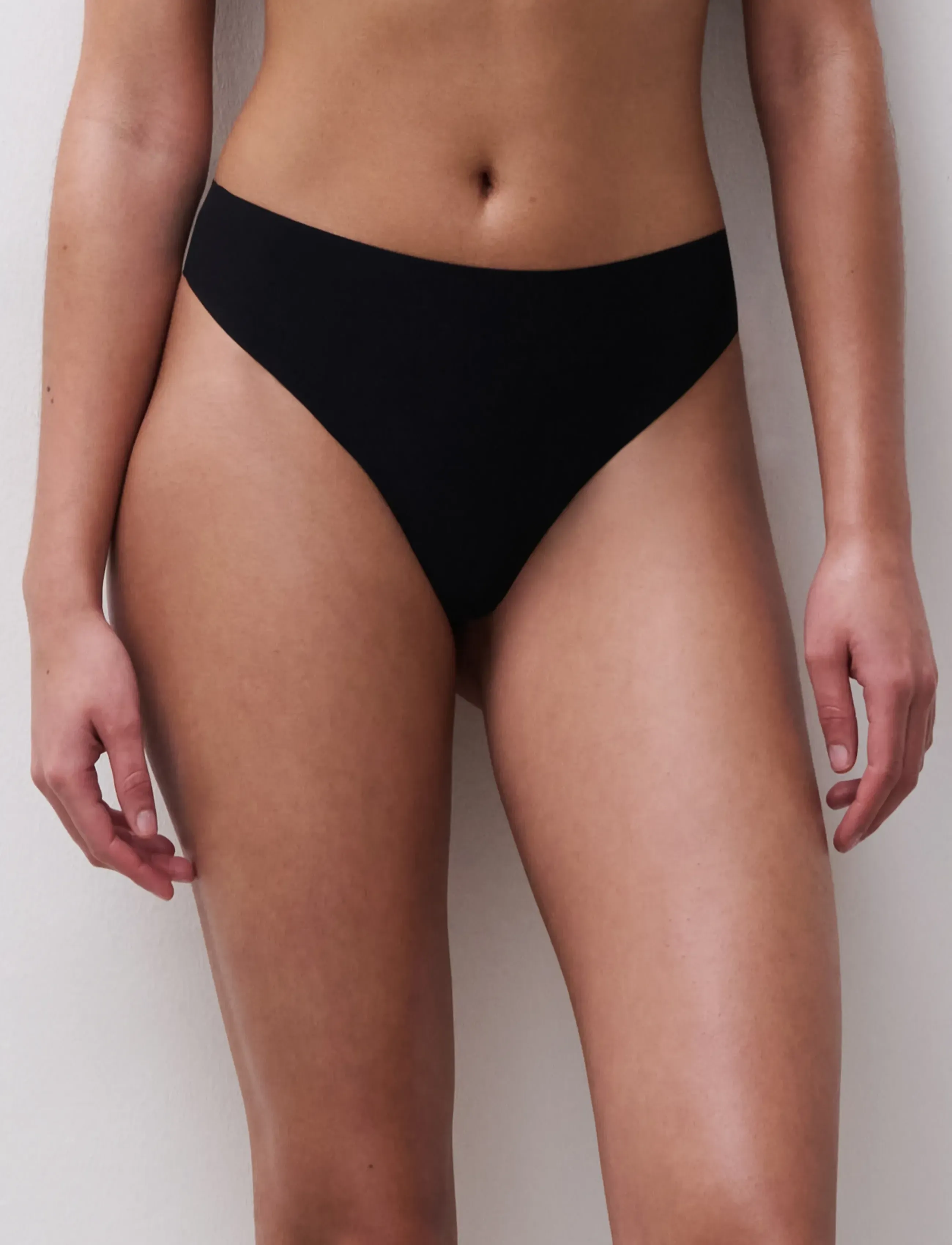 CHANTELLE Soft Stretch 3 Pack Thong, One Size, Black, Trusser > G-Streng, Dame