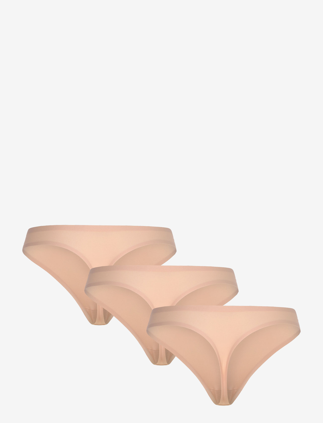 CHANTELLE - SoftStretch Thong 3 Packs - nahtlose slips - nude - 2