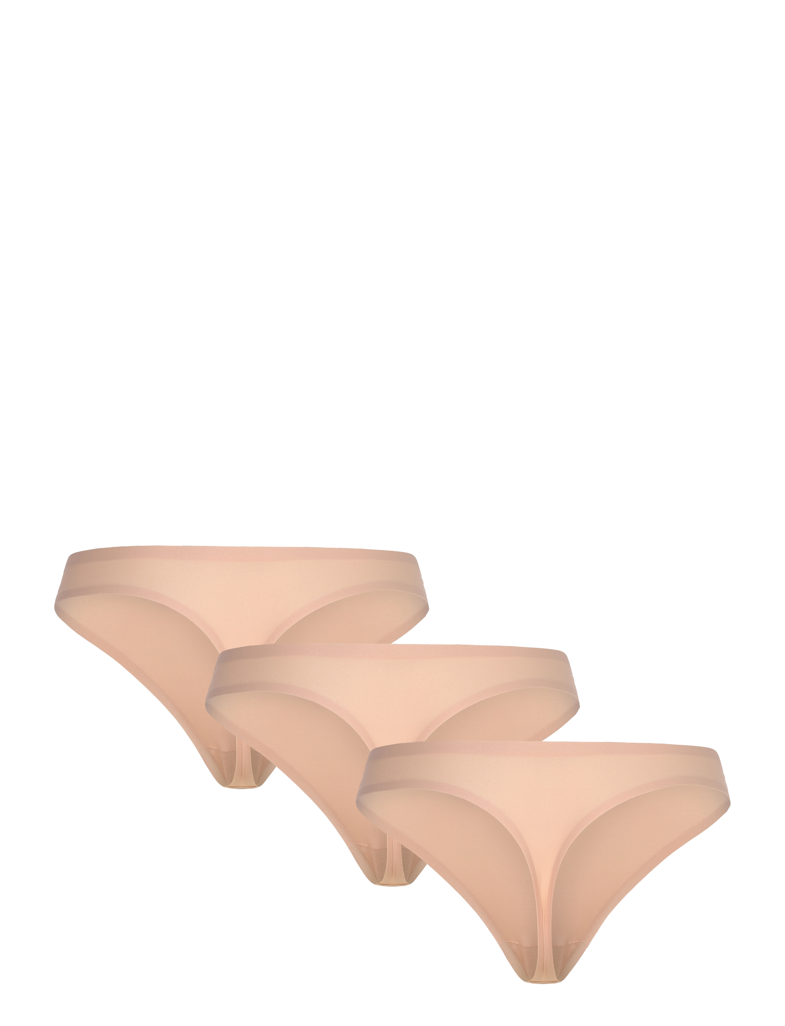CHANTELLE - Soft Stretch 3 Pack Thong - Õmblusteta aluspüksid - nude - 4