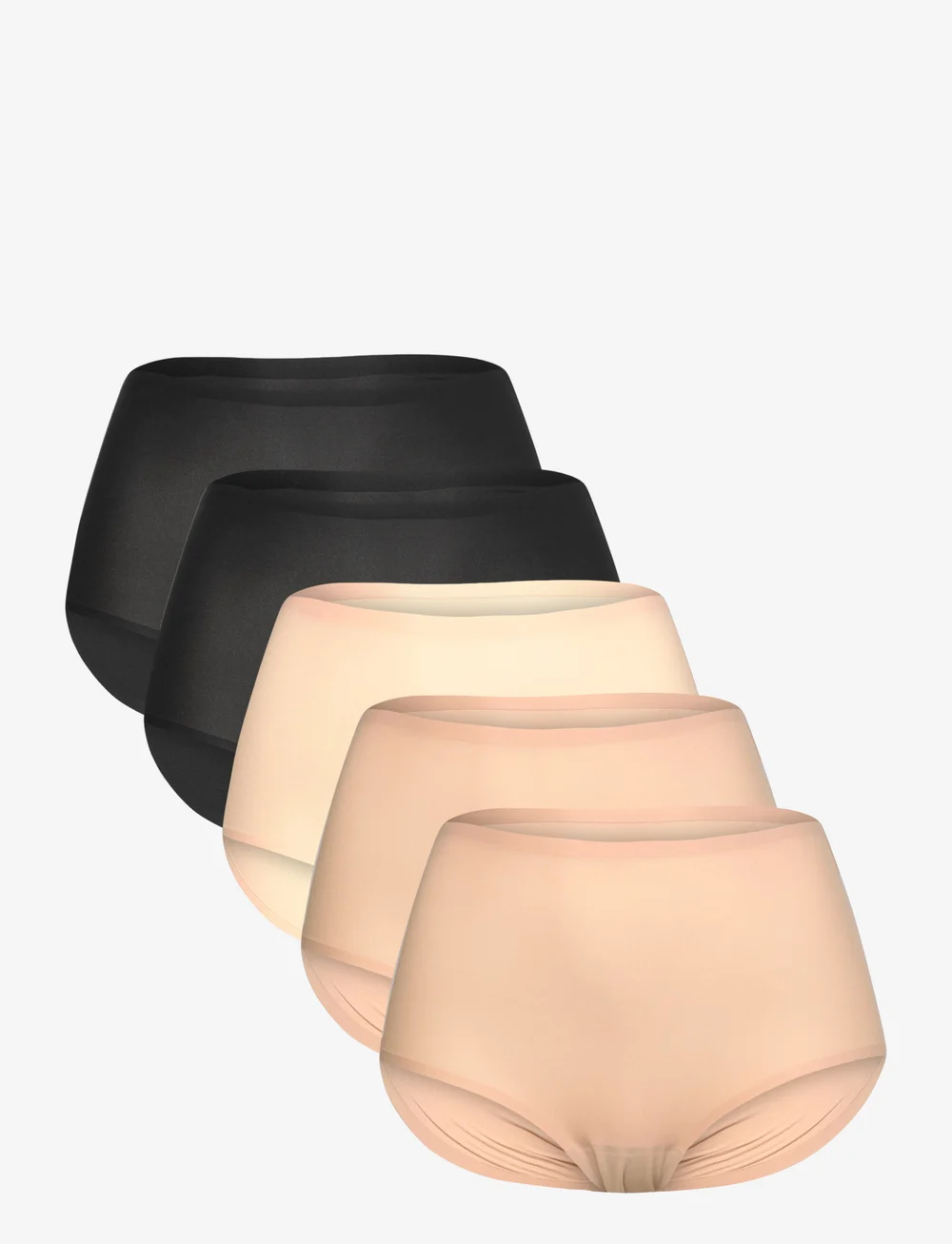 CHANTELLE - SoftStretch Panties 5 Packs - bezvīļu biksītes - multicolor - 1