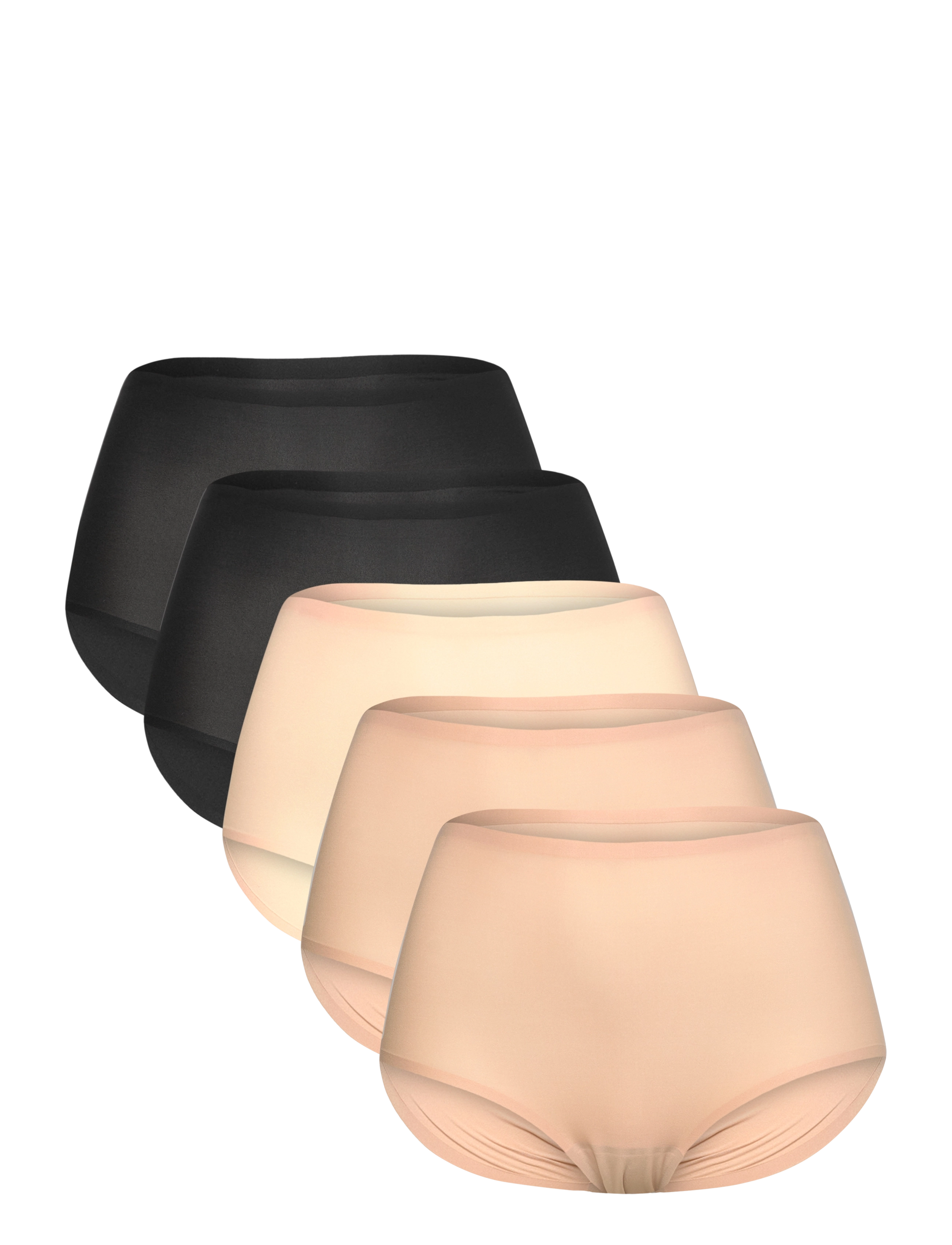 CHANTELLE SoftStretch Panties 5 Packs - Ondergoed - MULTICOLOR / beige