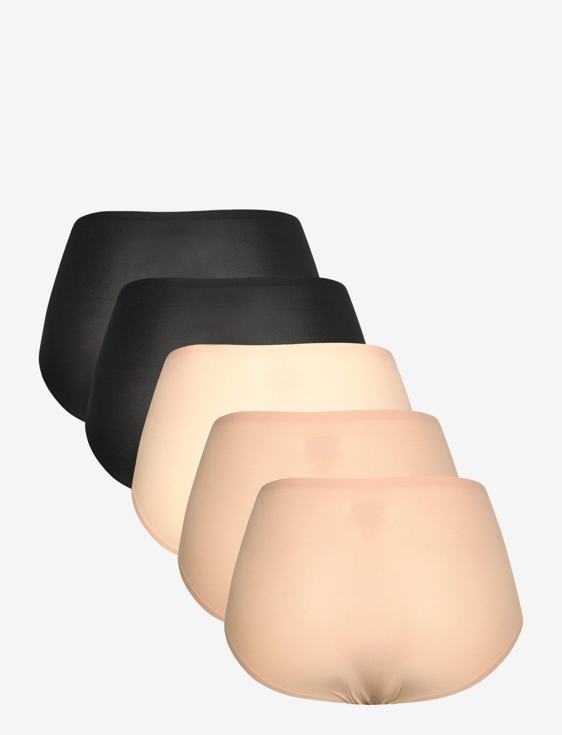 CHANTELLE - SoftStretch Panties 5 Packs - bezvīļu biksītes - multicolor - 4