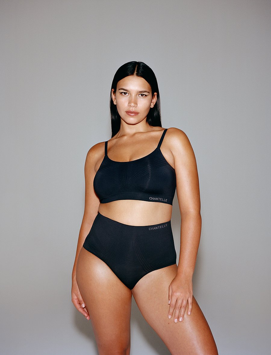 CHANTELLE - Smooth Comfort Wirefree support bra - bralette - black - 0