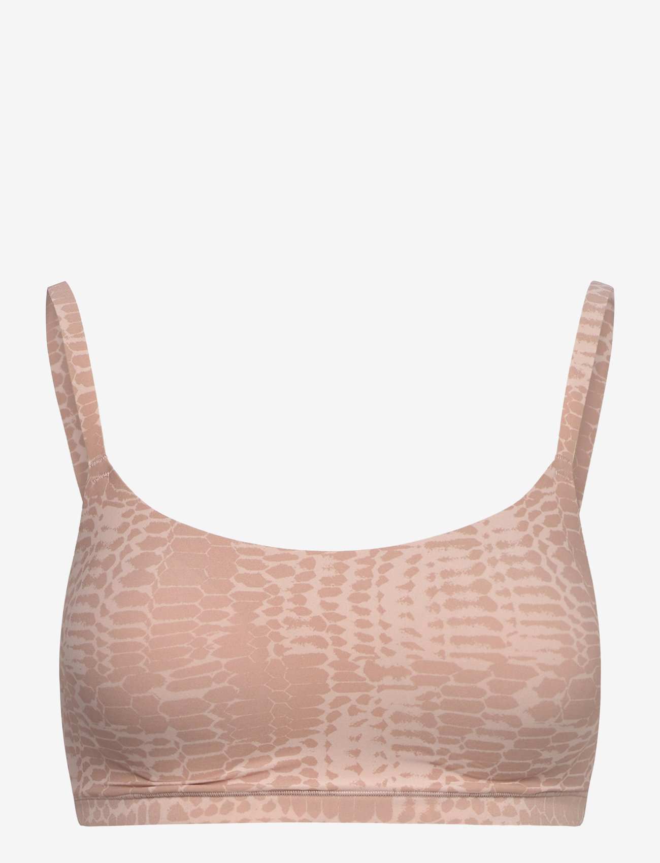CHANTELLE - Softstretch Padded Bralette / print - light snake print - 0
