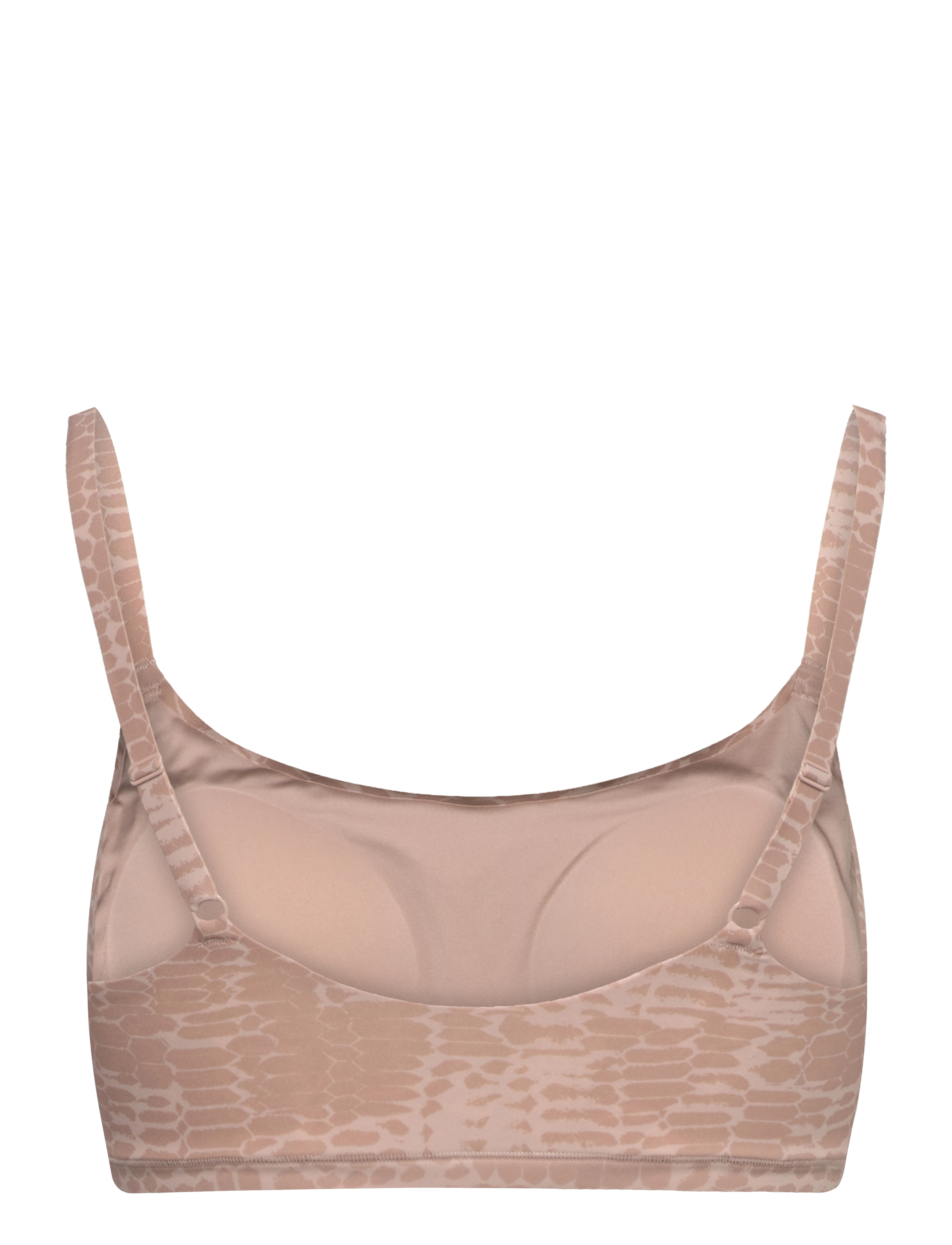 CHANTELLE - Softstretch Padded Bralette / print - light snake print - 2