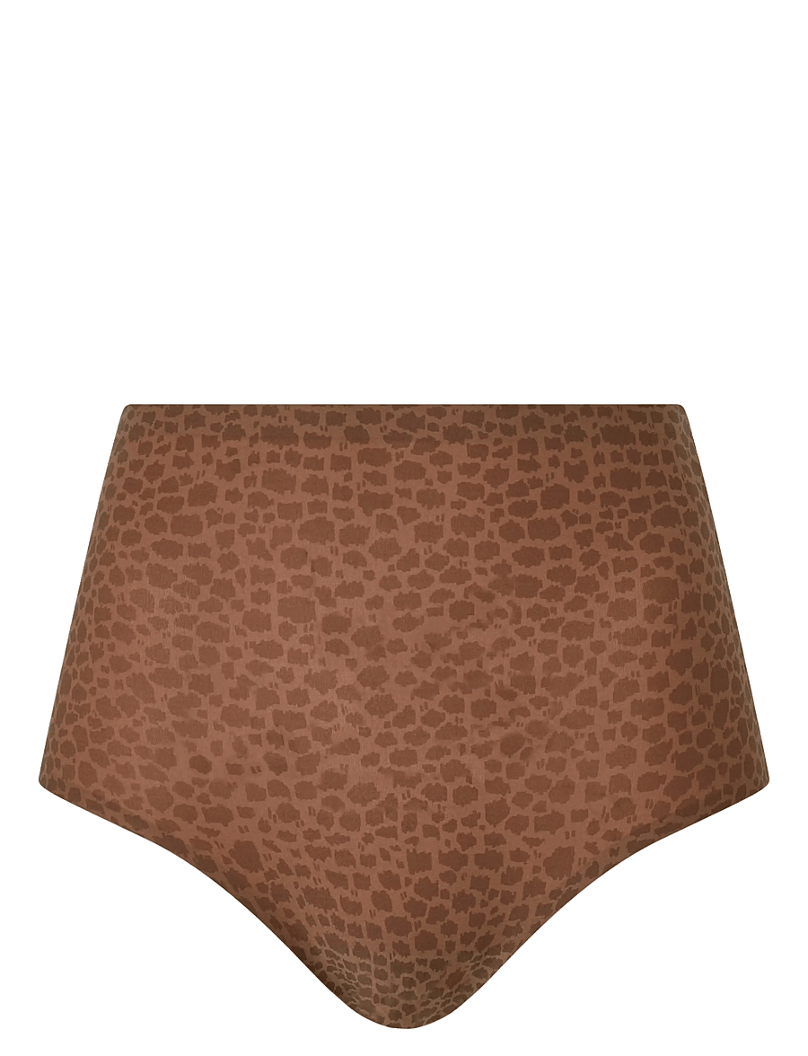 CHANTELLE - Softstretch High waist brief / print - vidutinio ir aukšto juosmens kelnaitės - wild brown - 1