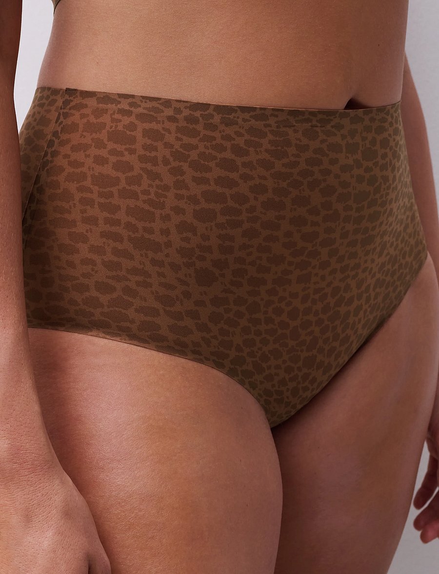CHANTELLE - Softstretch High waist brief / print - vidutinio ir aukšto juosmens kelnaitės - wild brown - 2
