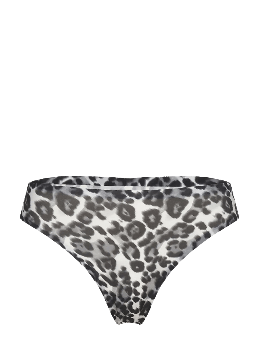 CHANTELLE - Soft Stretch Thong - stringtrosor - grey leopard - 1