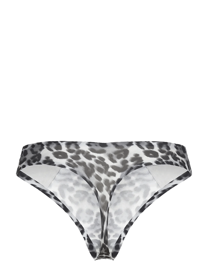 CHANTELLE - Soft Stretch Thong - string - grey leopard - 2