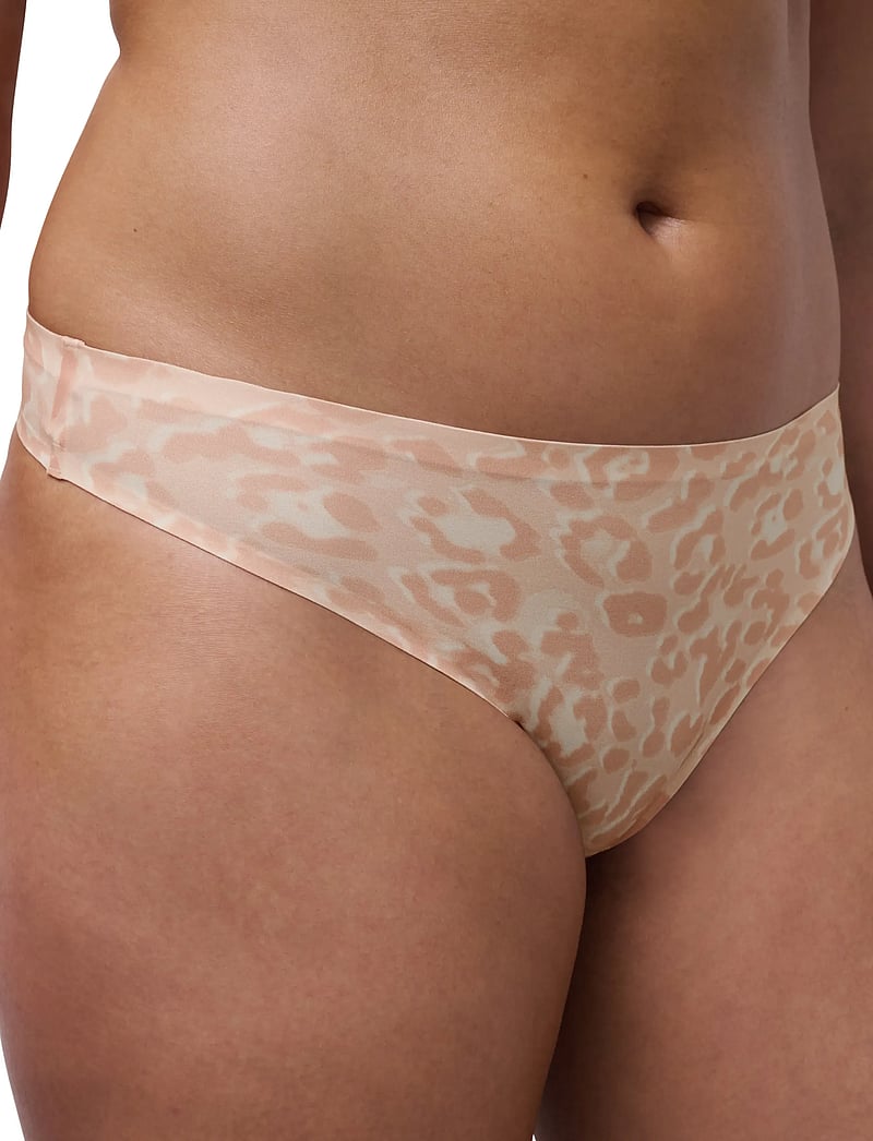 CHANTELLE - Softstretch Thong / print - string - leo blush - 3