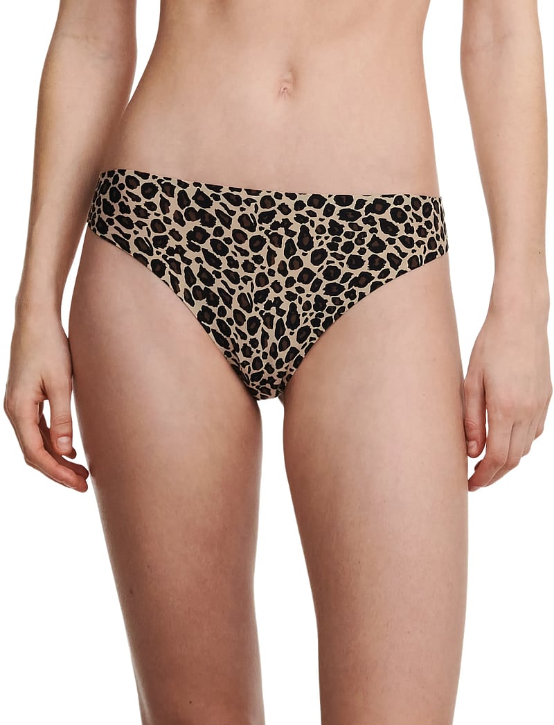 CHANTELLE - Softstretch Thong (Print Version) - seamless trosor - leopard print - 3