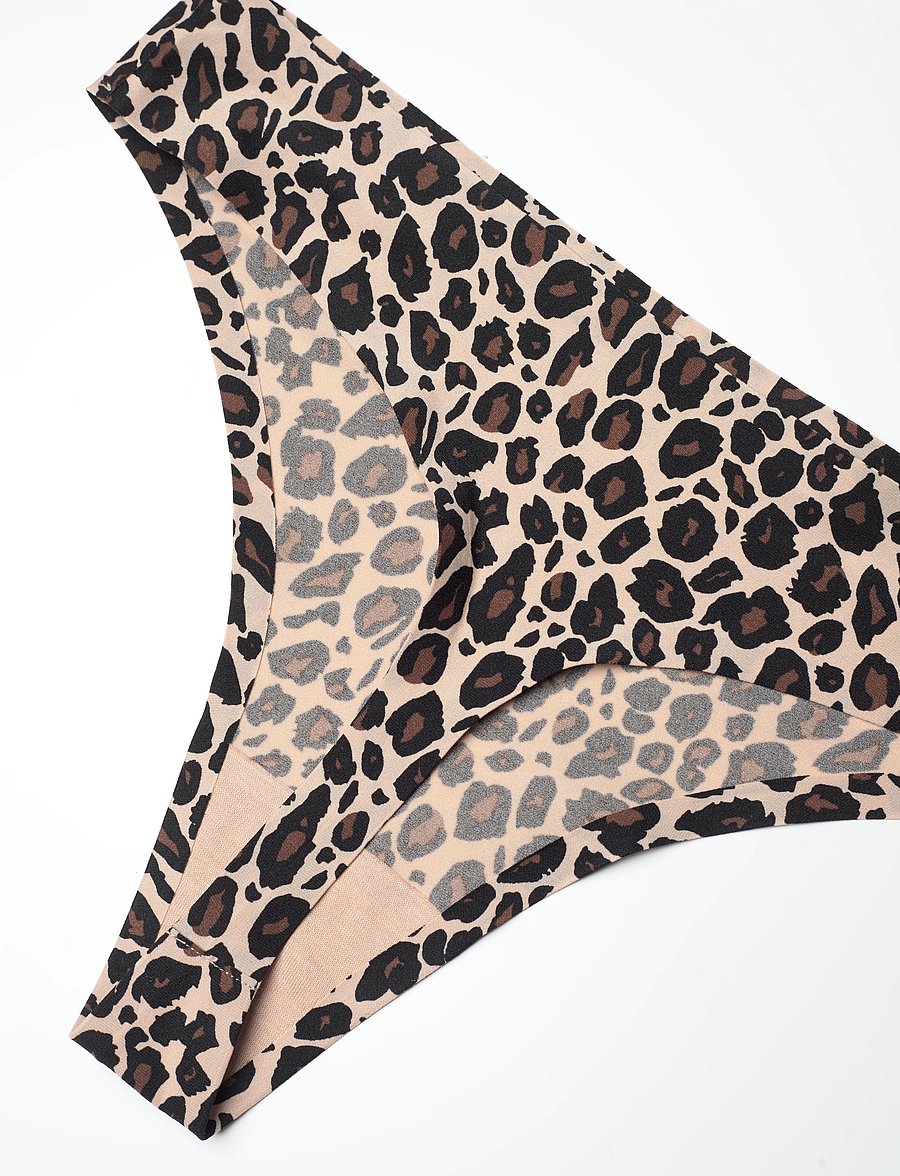 CHANTELLE - Soft Stretch Thong - stringtrosor - leopard print - 4