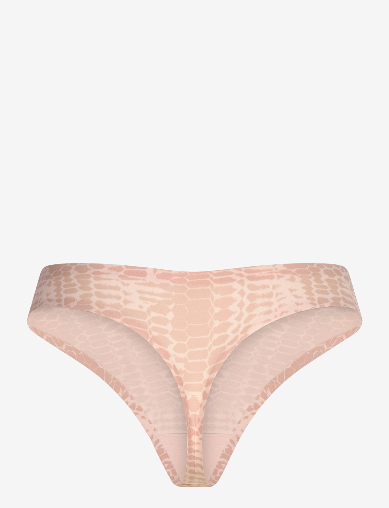 CHANTELLE - Softstretch Thong (Print Version) - seamless trusser - light snake print - 1