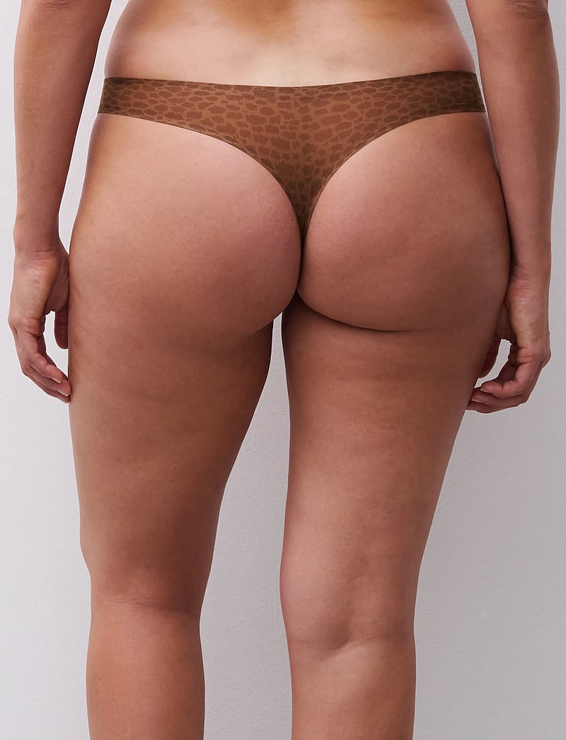 CHANTELLE - Soft Stretch Thong - nahtlose slips - wild brown - 4