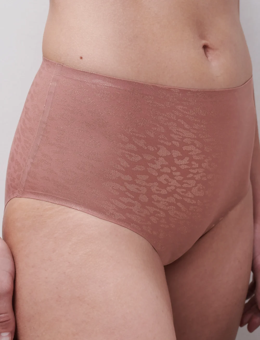 CHANTELLE - SoftStretch High Waist Brief - culottes sans couture - pink leo shimmer - 3
