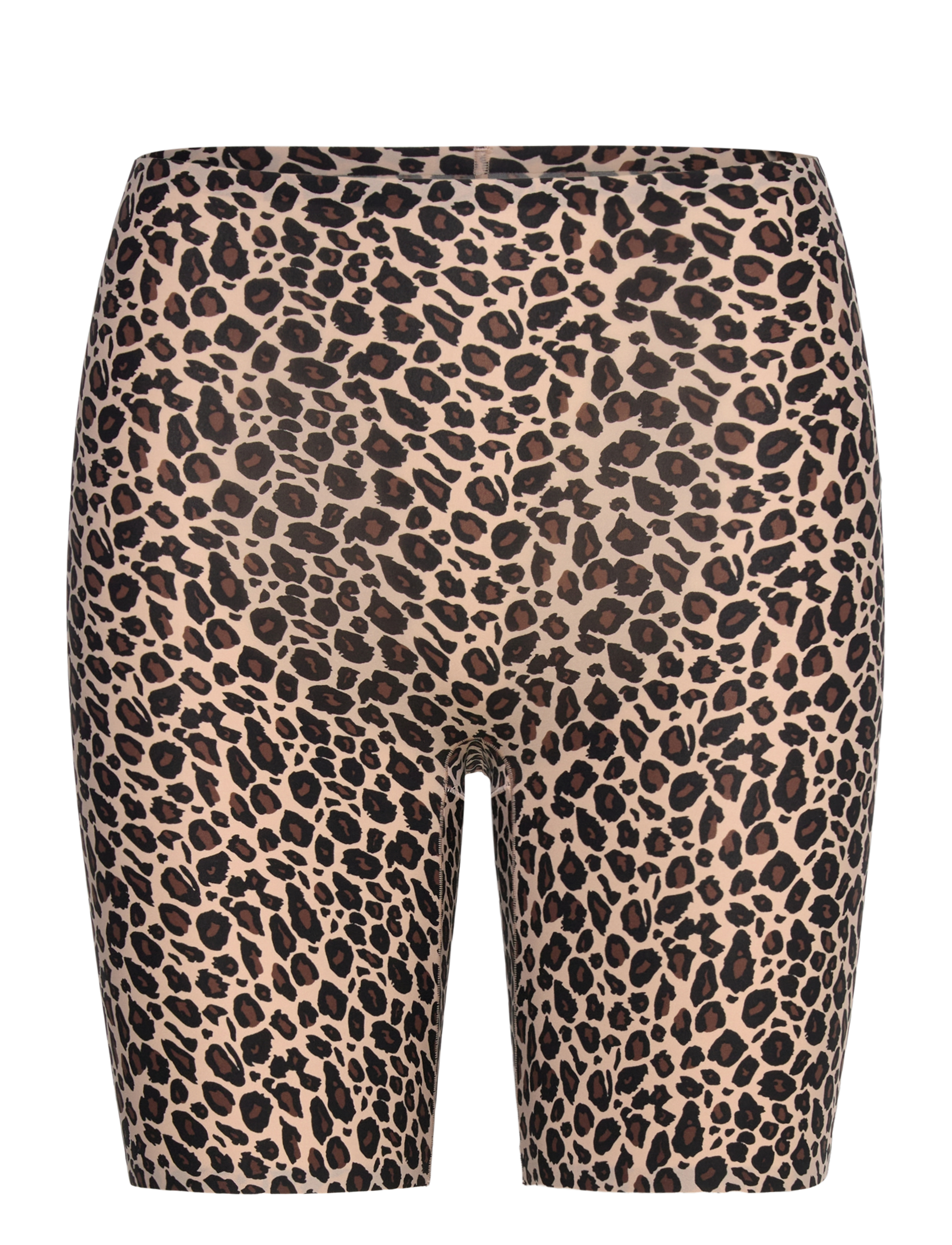 CHANTELLE Soft Stretch Mid Tigh Shorts - Shapewear - LEOPARD PRINT / black