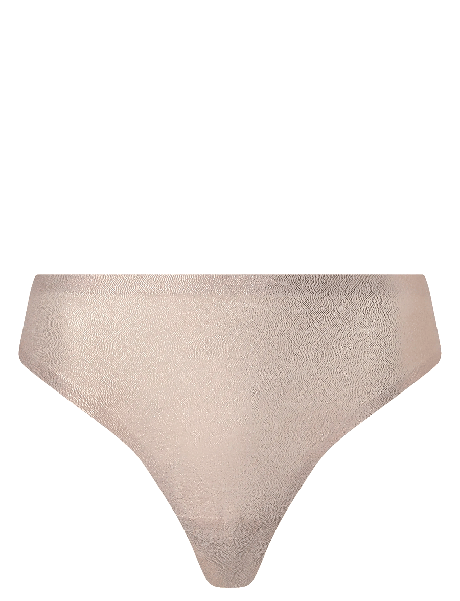 CHANTELLE - Softstretch Thong / shimmer print - seamless trusser - golden glow - 1