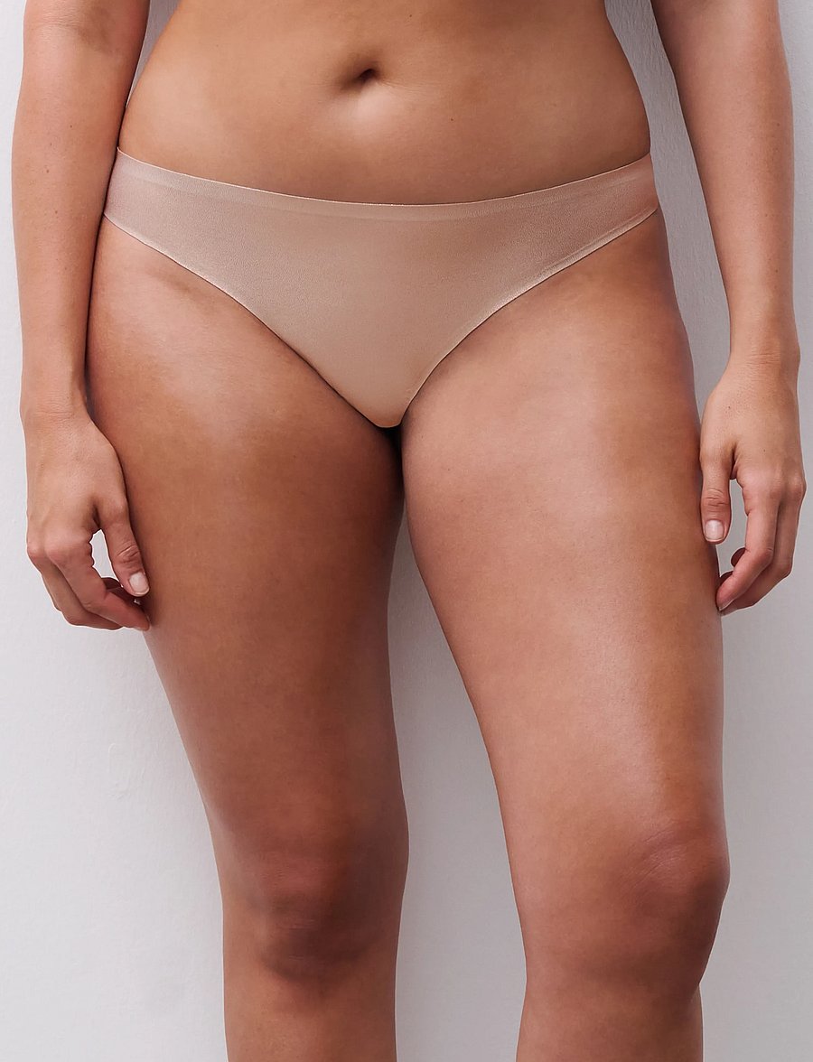 CHANTELLE - Softstretch Thong / shimmer print - seamless trusser - golden glow - 0