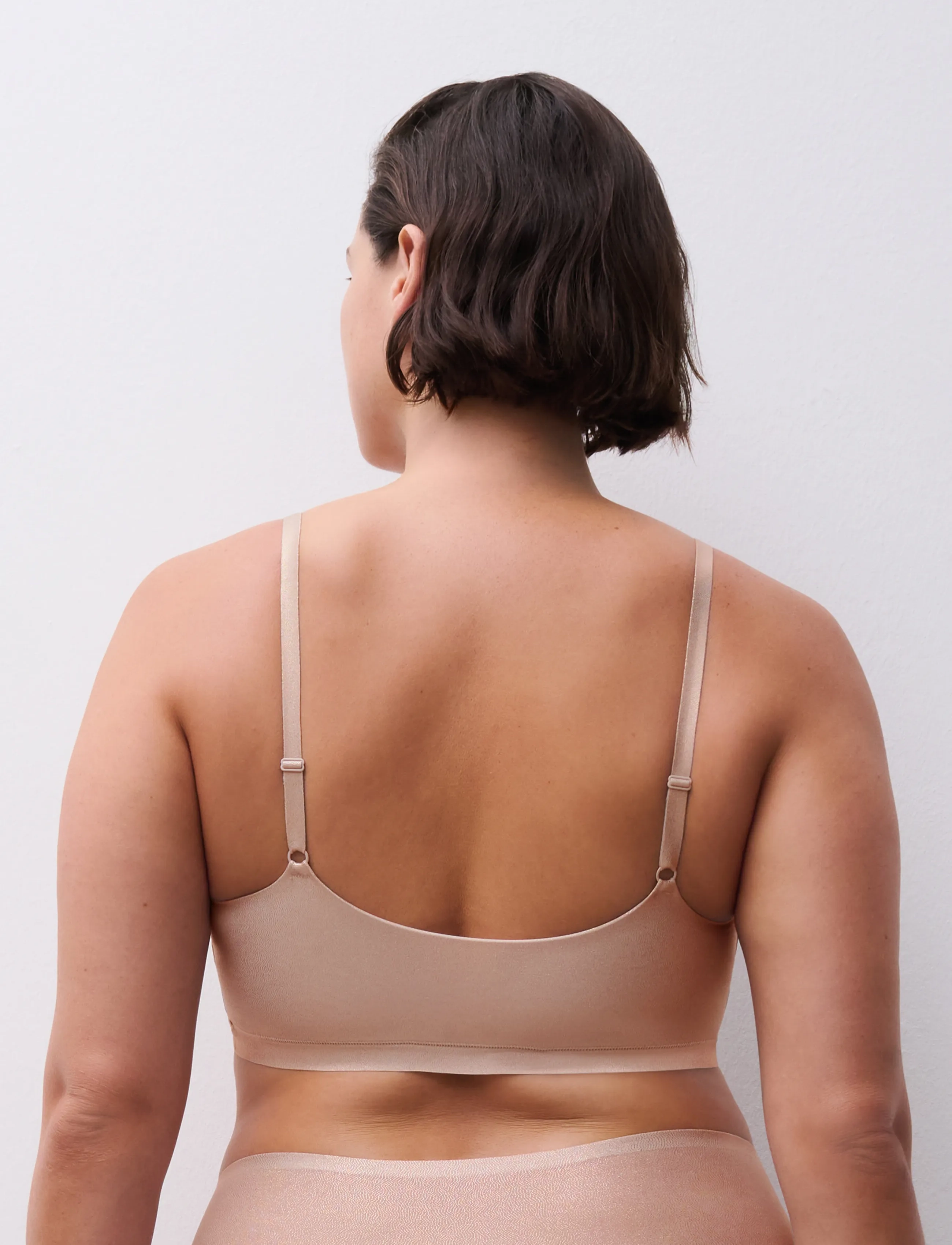 CHANTELLE - Softstretch Padded bralette / shimmer print - bh-linnen - golden glow - 3