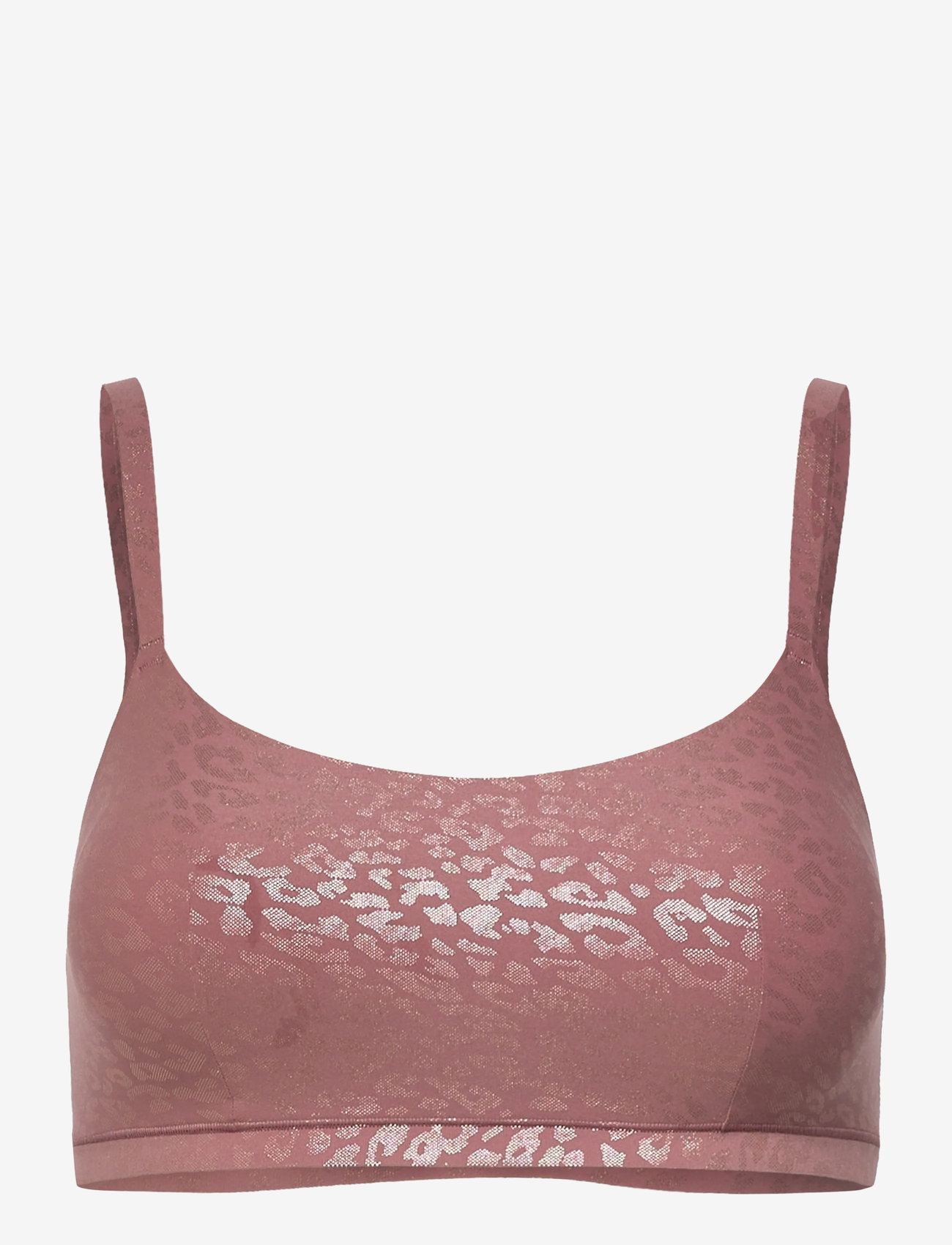 CHANTELLE - SoftStretch Padded Bralette - toppiliivit - pink leo shimmer - 1