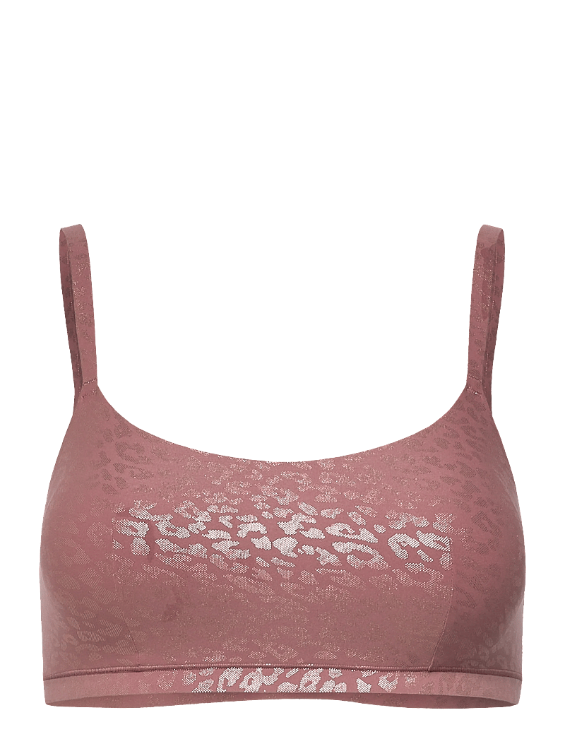 CHANTELLE - SoftStretch Padded Bralette - toppiliivit - pink leo shimmer - 1