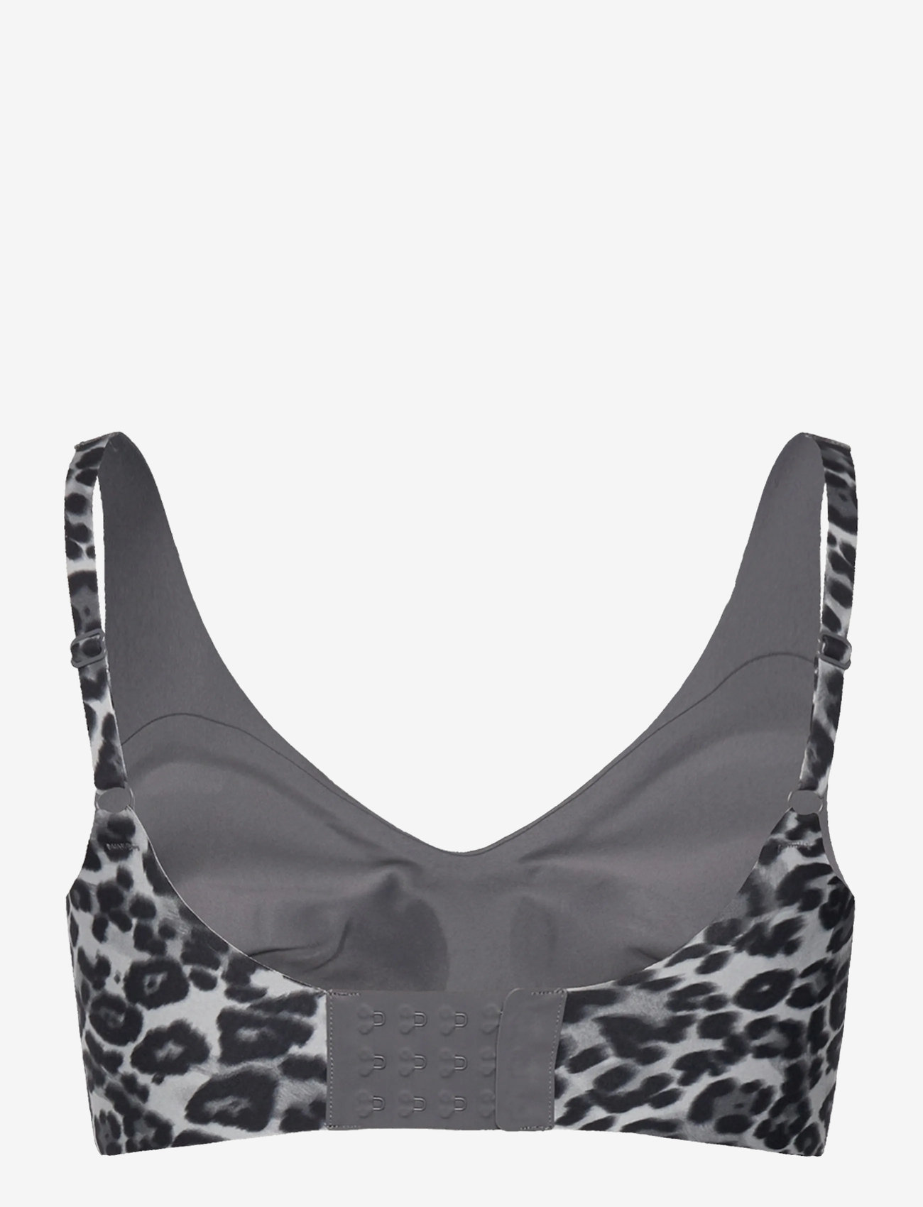 CHANTELLE - SOFTSTRETCH POWER Wirefree top - bygellösa bh:ar - grey leopard - 2