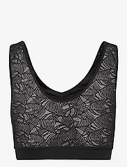 CHANTELLE - Soft Stretch Padded Lace Top - liemenėlės, dėvimos po berankoviais marškinėliais - black - 1