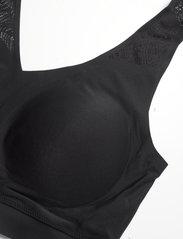 CHANTELLE - Soft Stretch Padded Lace Top - liemenėlės, dėvimos po berankoviais marškinėliais - black - 6