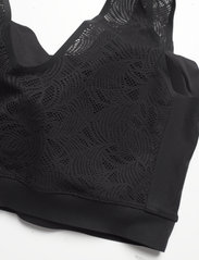 CHANTELLE - Soft Stretch Padded Lace Top - liemenėlės, dėvimos po berankoviais marškinėliais - black - 7