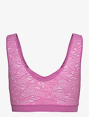 CHANTELLE - Soft Stretch Padded Lace Top - tank top-bh'er - rosebud - 1