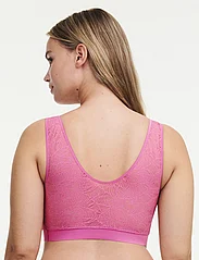 CHANTELLE - Soft Stretch Padded Lace Top - tank top bras - rosebud - 6