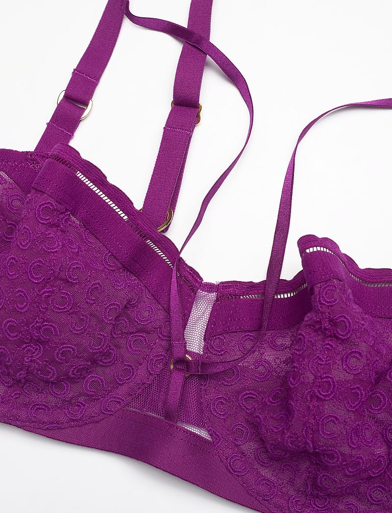 CHANTELLE - Monogram Half-Cup Balcony Bra - balconette-rinnahoidjad - ultraviolet - 5