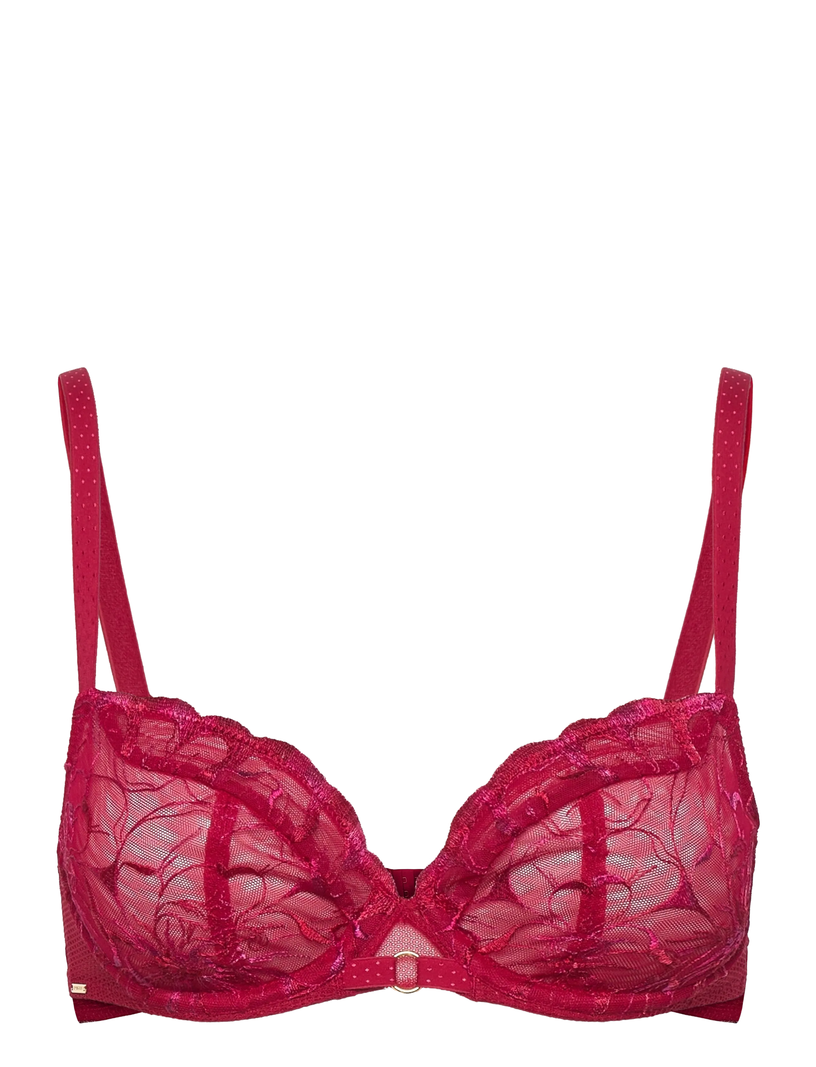 CHANTELLE Fleurs Underwire Covering BH Rot - Fx80 - Damen