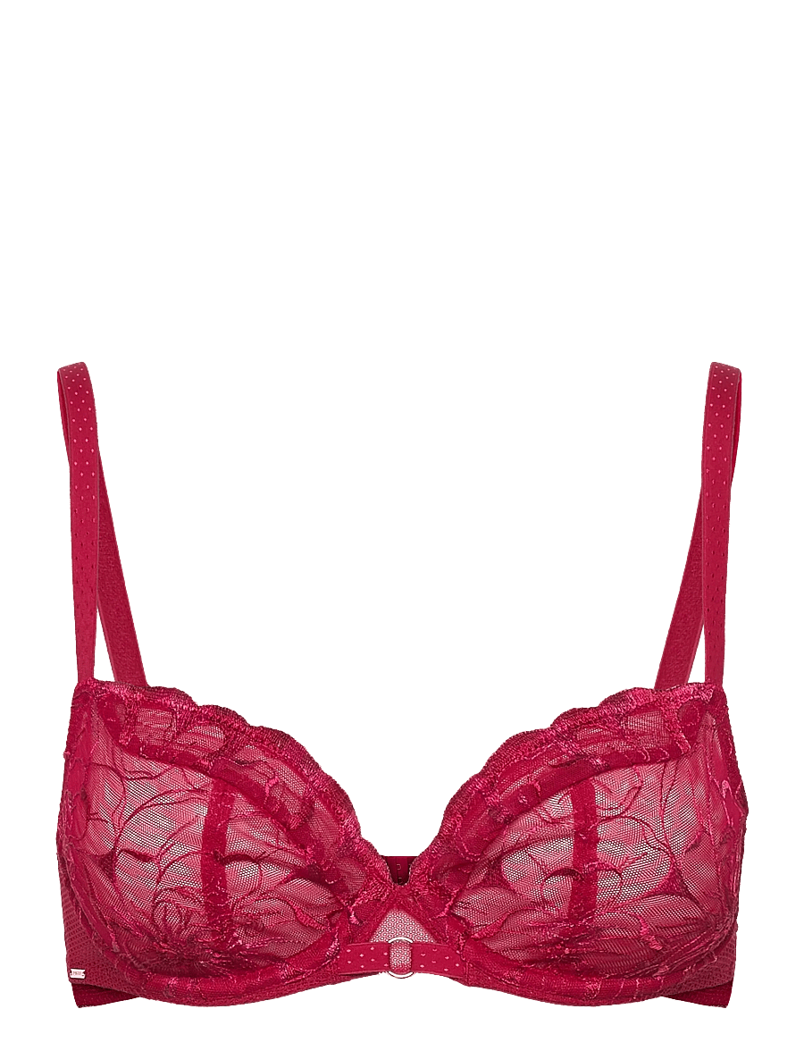 CHANTELLE - FLEURS Underwire covering bra - bøjle-bh’er - candy apple shades - 1