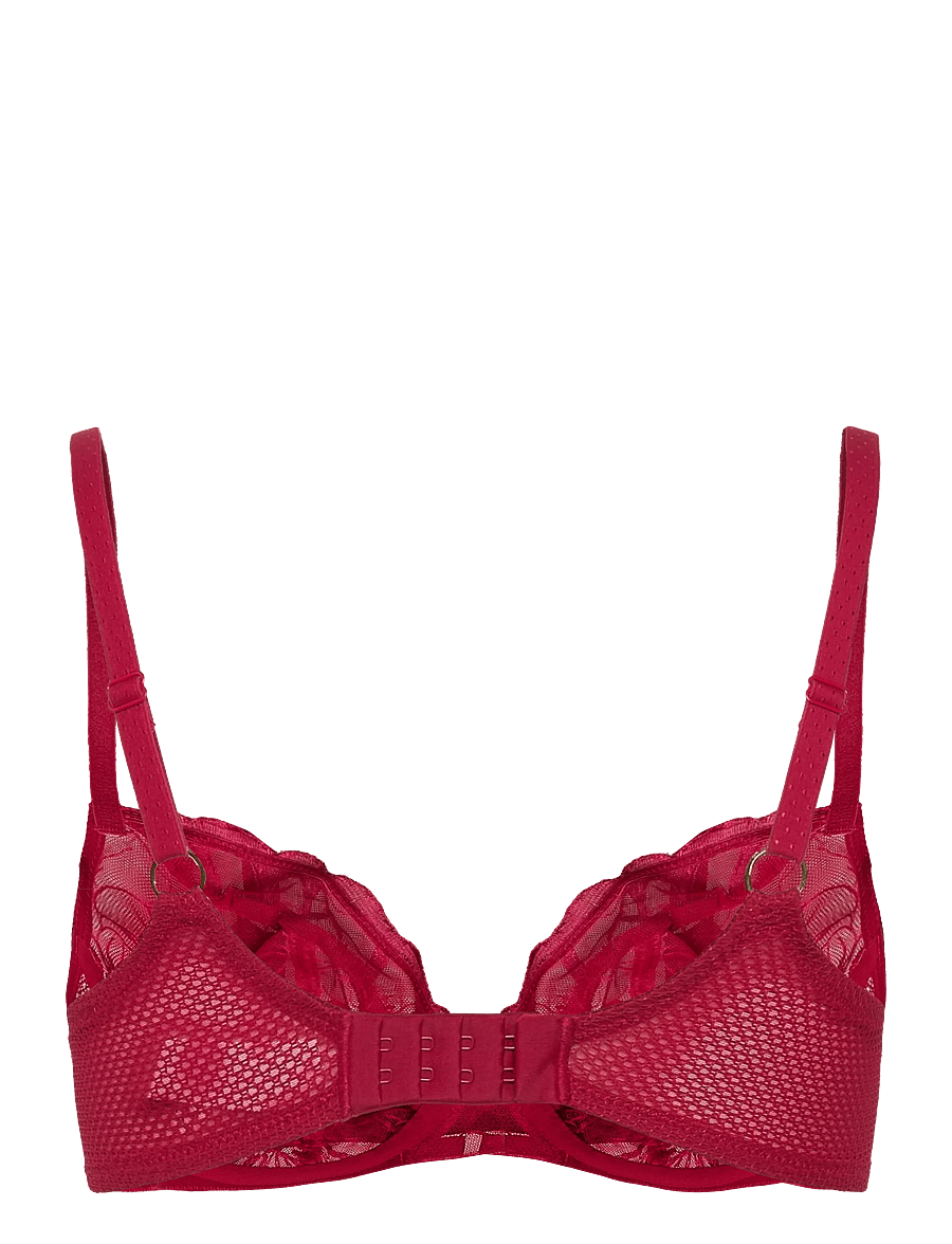 CHANTELLE - FLEURS Underwire covering bra - krūšturi ar stīpiņām - candy apple shades - 2