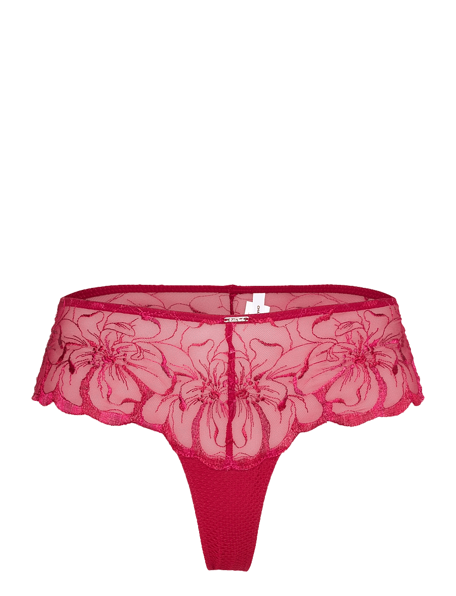 CHANTELLE - Fleurs Shorty - brazilian trusser - candy apple shades - 1