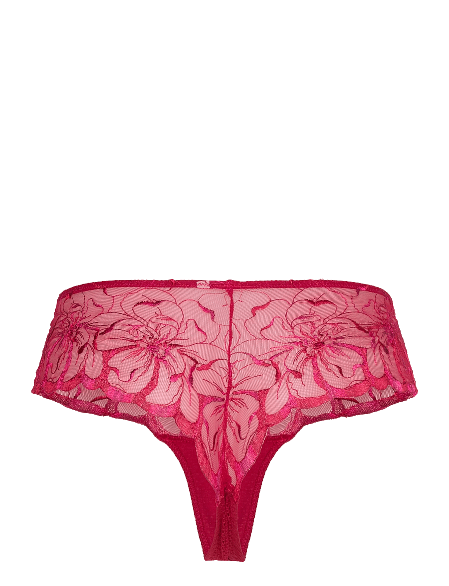 CHANTELLE - Fleurs Shorty - brazilian trusser - candy apple shades - 2