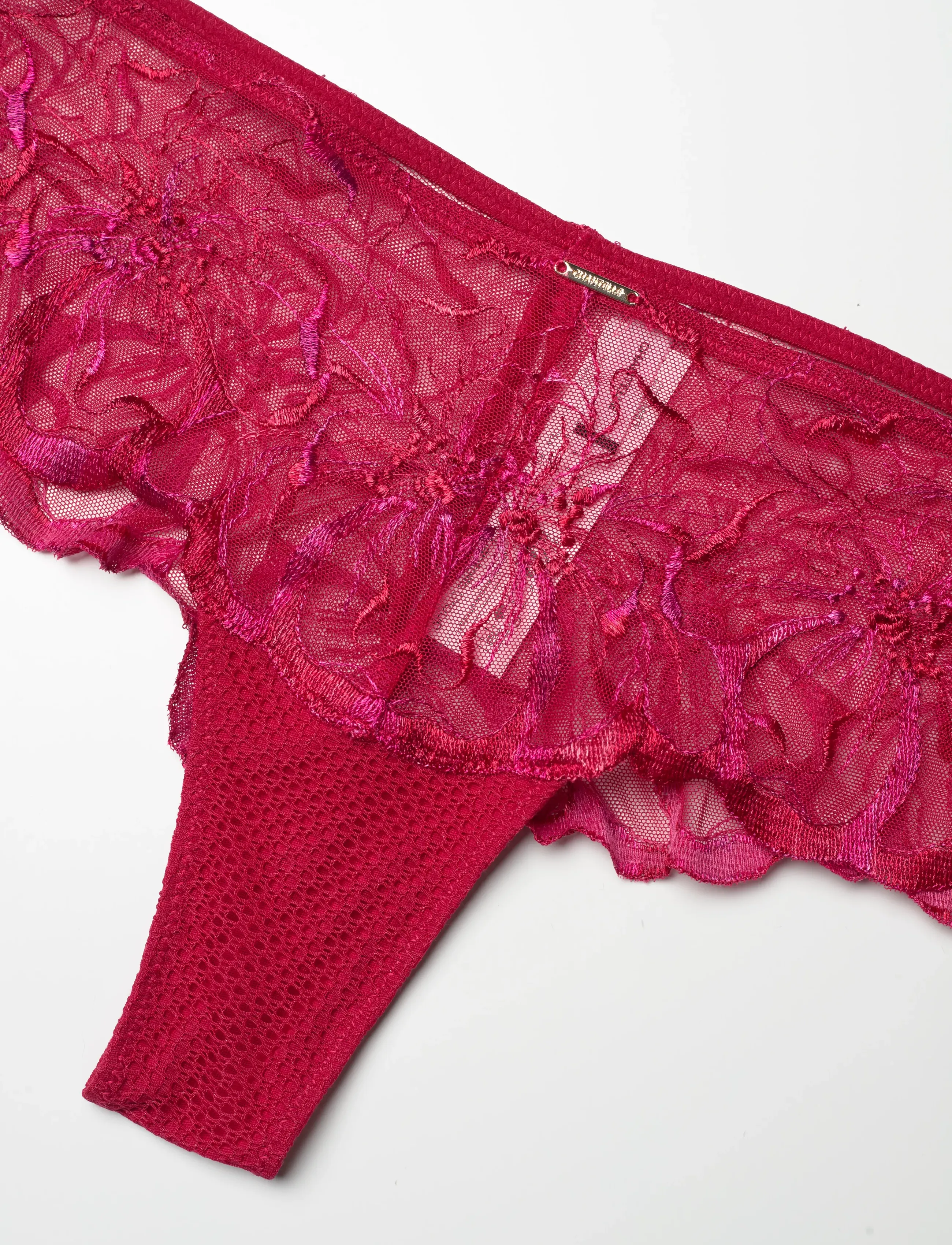 CHANTELLE - Fleurs Shorty - brazilian-alushousut - candy apple shades - 5