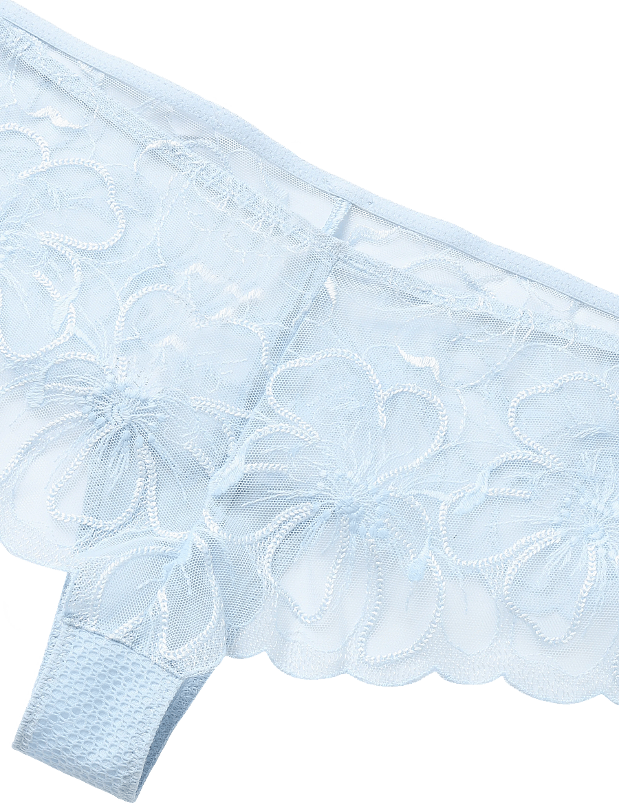 CHANTELLE - Fleurs Revealing shorty - brazilian slips - icy flower - 5