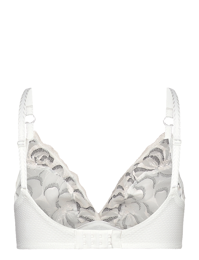 CHANTELLE - Fleurs Wirefree Triangle Bra - bralette - milk / black - 2