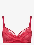 Midnight flowers Covering underwired bra - SCARLET