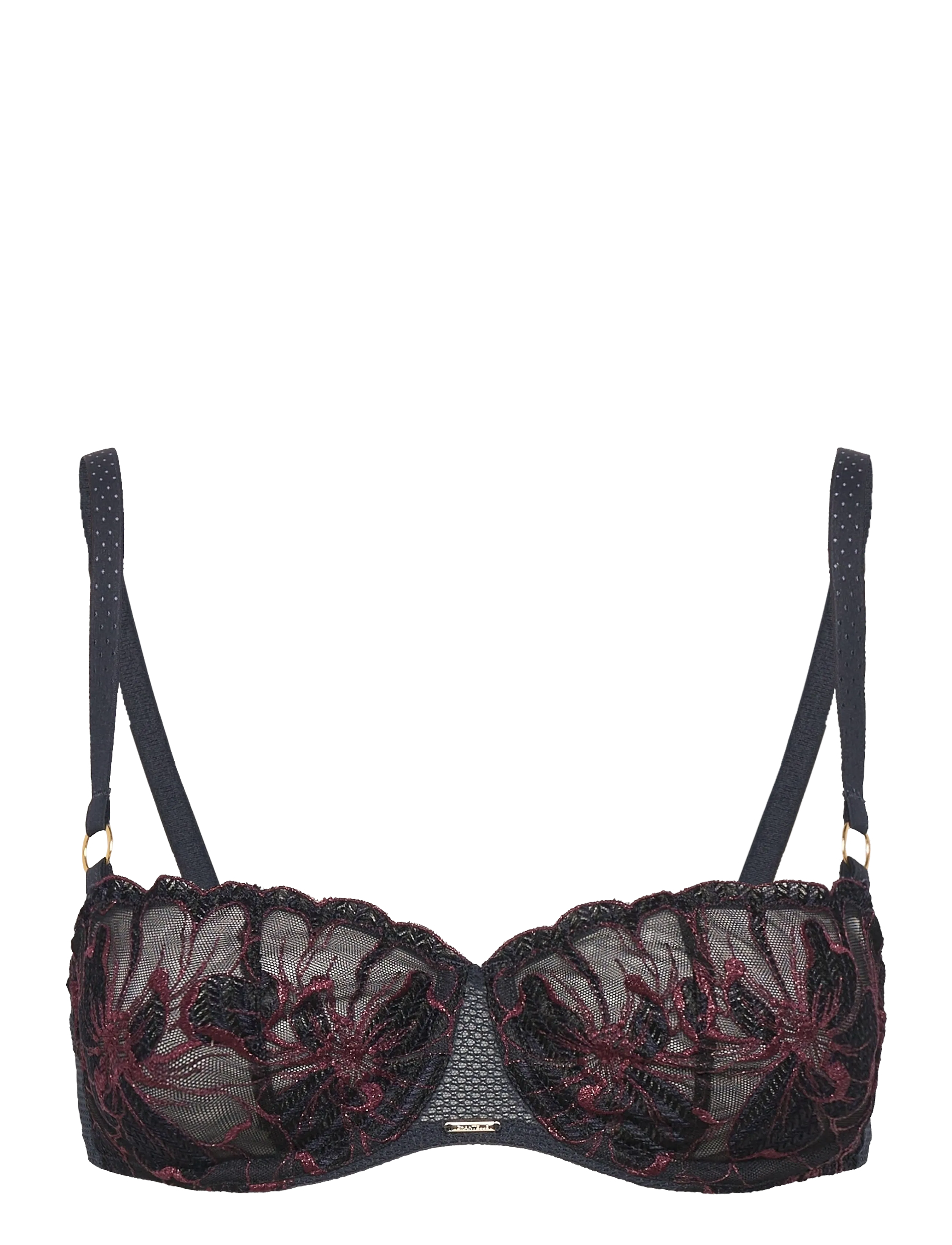 CHANTELLE Fleurs Signature Half-Cup Balcony BH Navy - Ex80 - Damen
