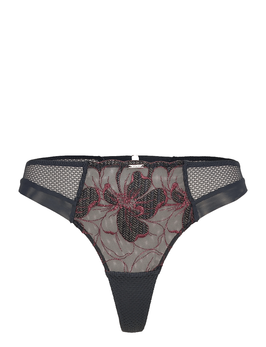 CHANTELLE - FLEURS SIGNATURE Tanga - sailing blue lurex - 1