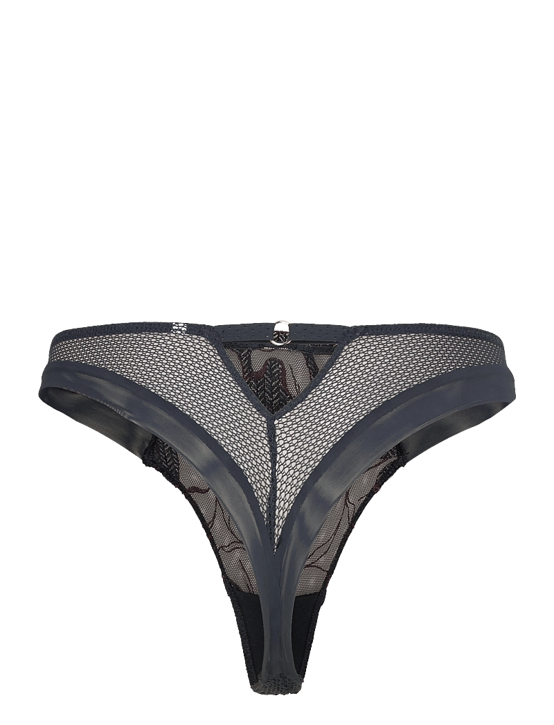 CHANTELLE - FLEURS SIGNATURE Tanga - brazilian trosor - sailing blue lurex - 2